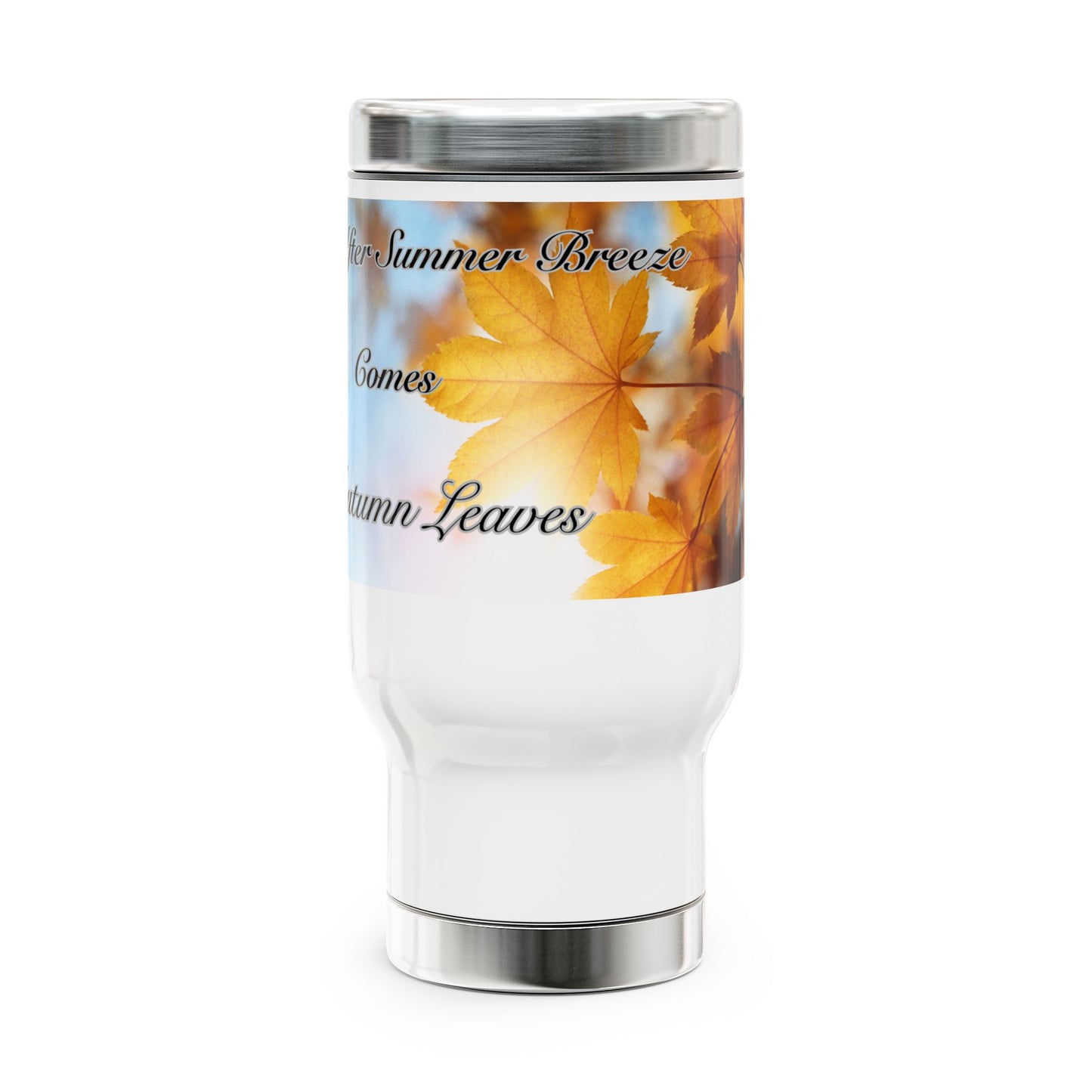 Travel Mug - Fall Stainless Steel Autumn Cup, 14oz