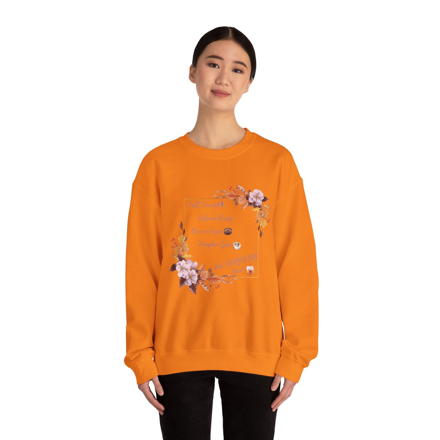 Crewneck Sweatshirt Brown Sugar Fall Pumpkin Spice Autumn Vibes