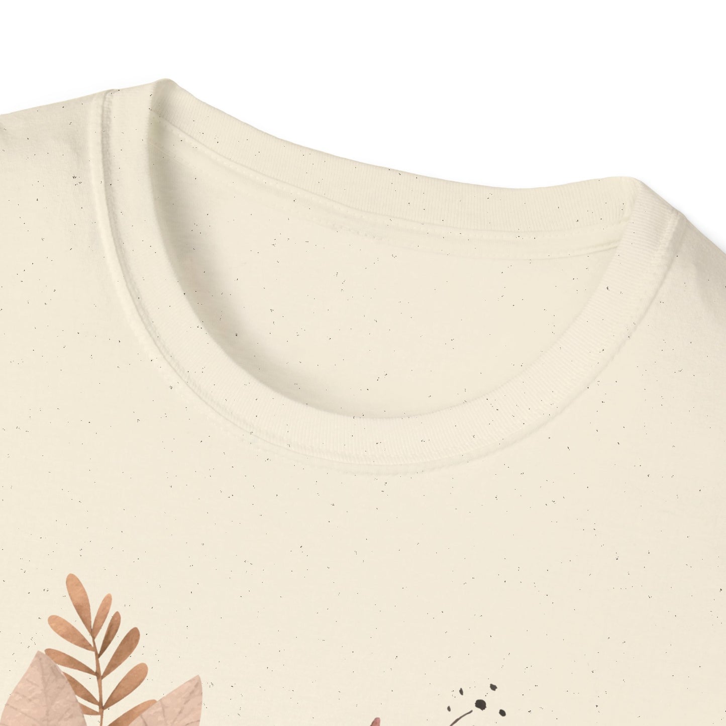 FALL AUTUMN LEAVES Softstyle Cotton Crewneck T-Shirt