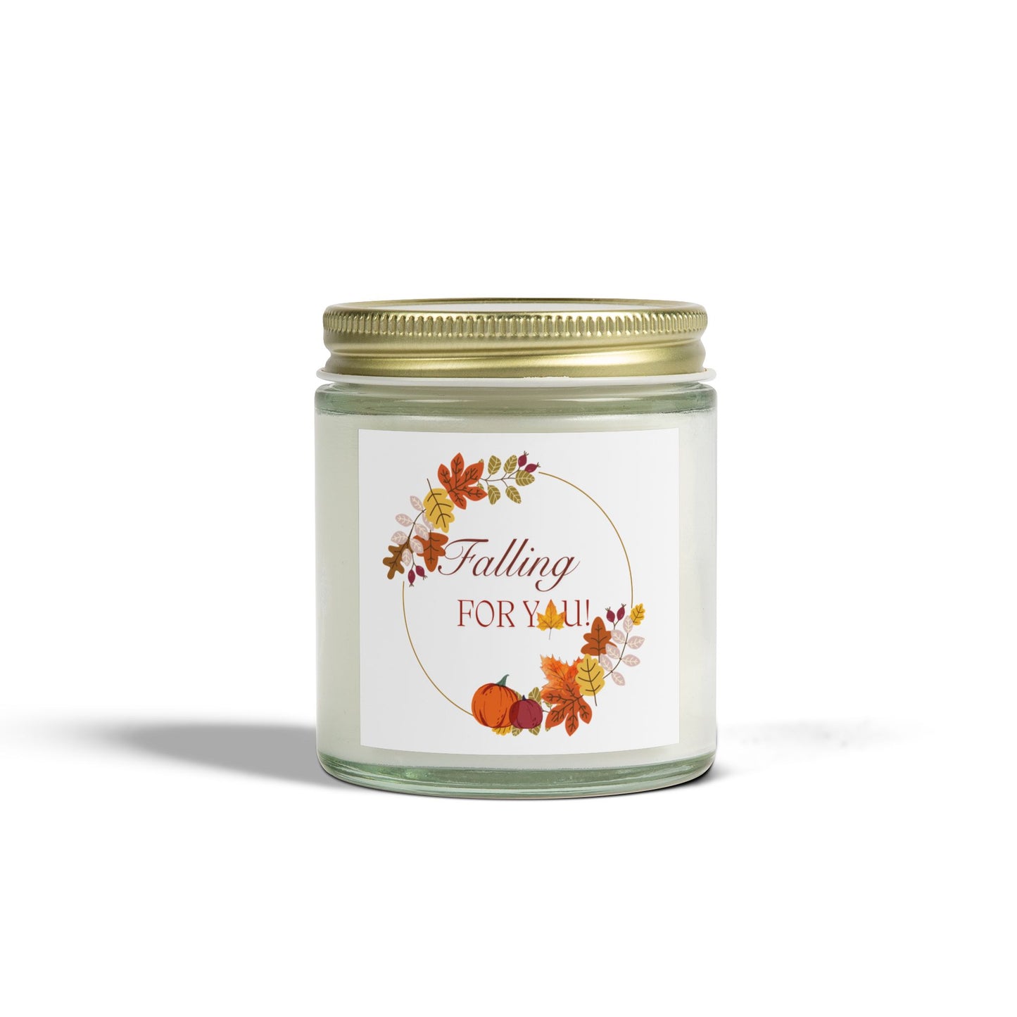 FALL AUTUMN SEASON “ Falling for You” Scented Cotton Wick Candle