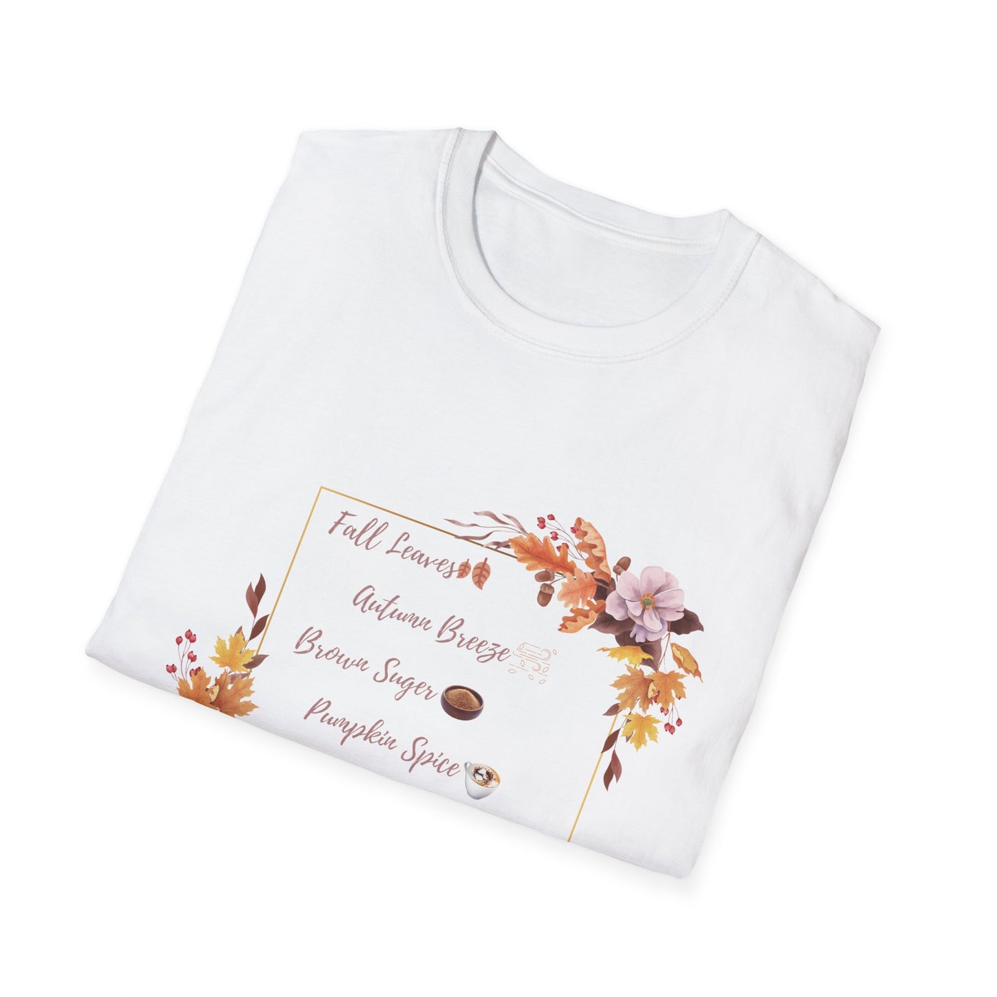 Autumn Pumpkin spice Brown Suger Cotton T-Shirt