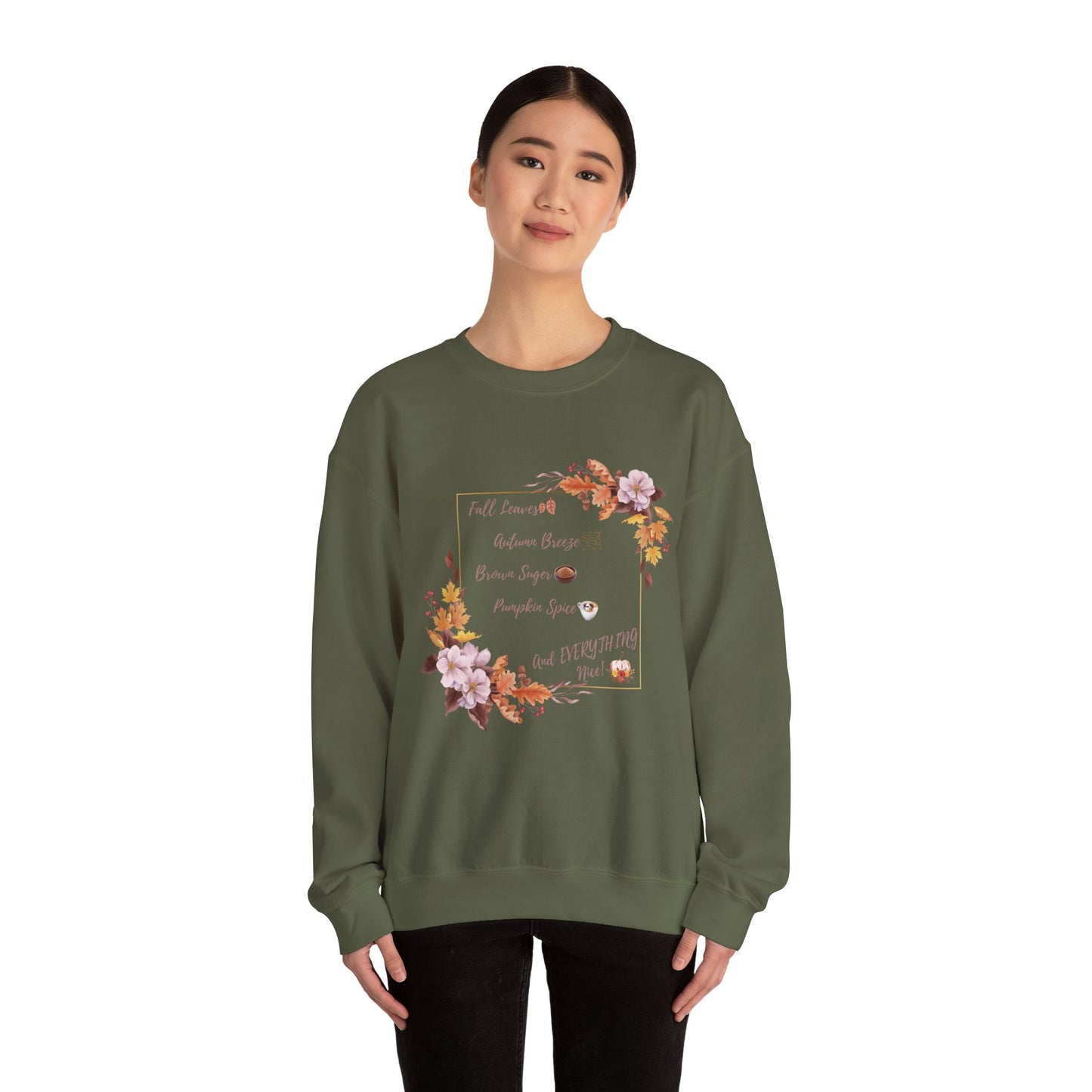 Crewneck Sweatshirt Brown Sugar Fall Pumpkin Spice Autumn Vibes