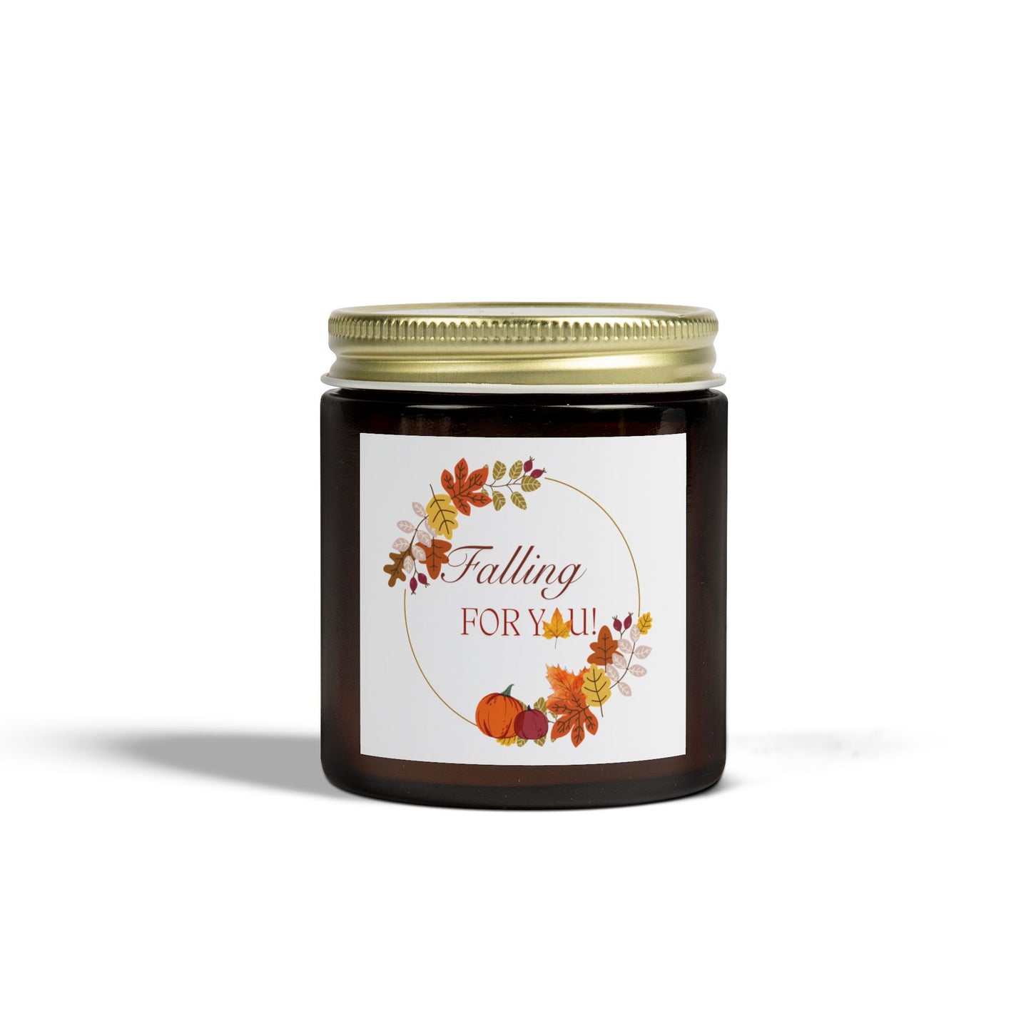 FALL AUTUMN SEASON “ Falling for You” Scented Cotton Wick Candle
