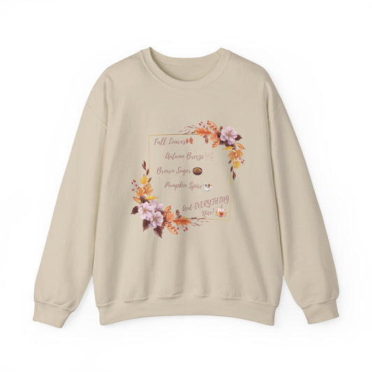 Crewneck Sweatshirt Brown Sugar Fall Pumpkin Spice Autumn Vibes