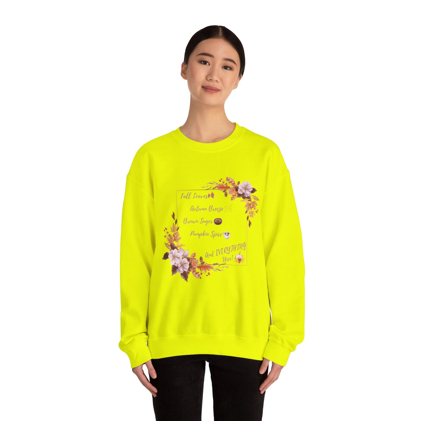 Crewneck Sweatshirt Brown Sugar Fall Pumpkin Spice Autumn Vibes