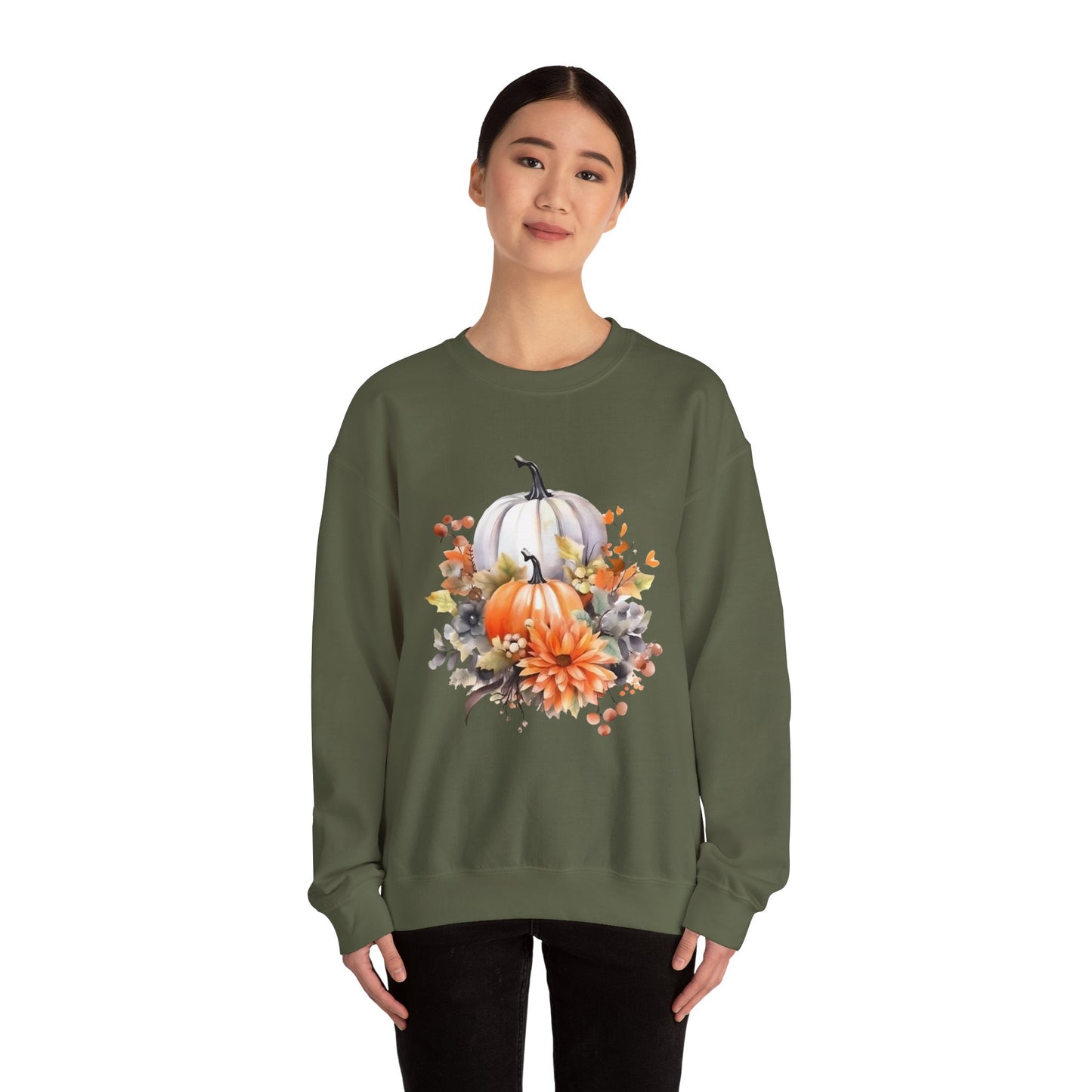 Fall Cozy Unisex Sweatshirt - Pumpkin Patch Autumn Crewneck