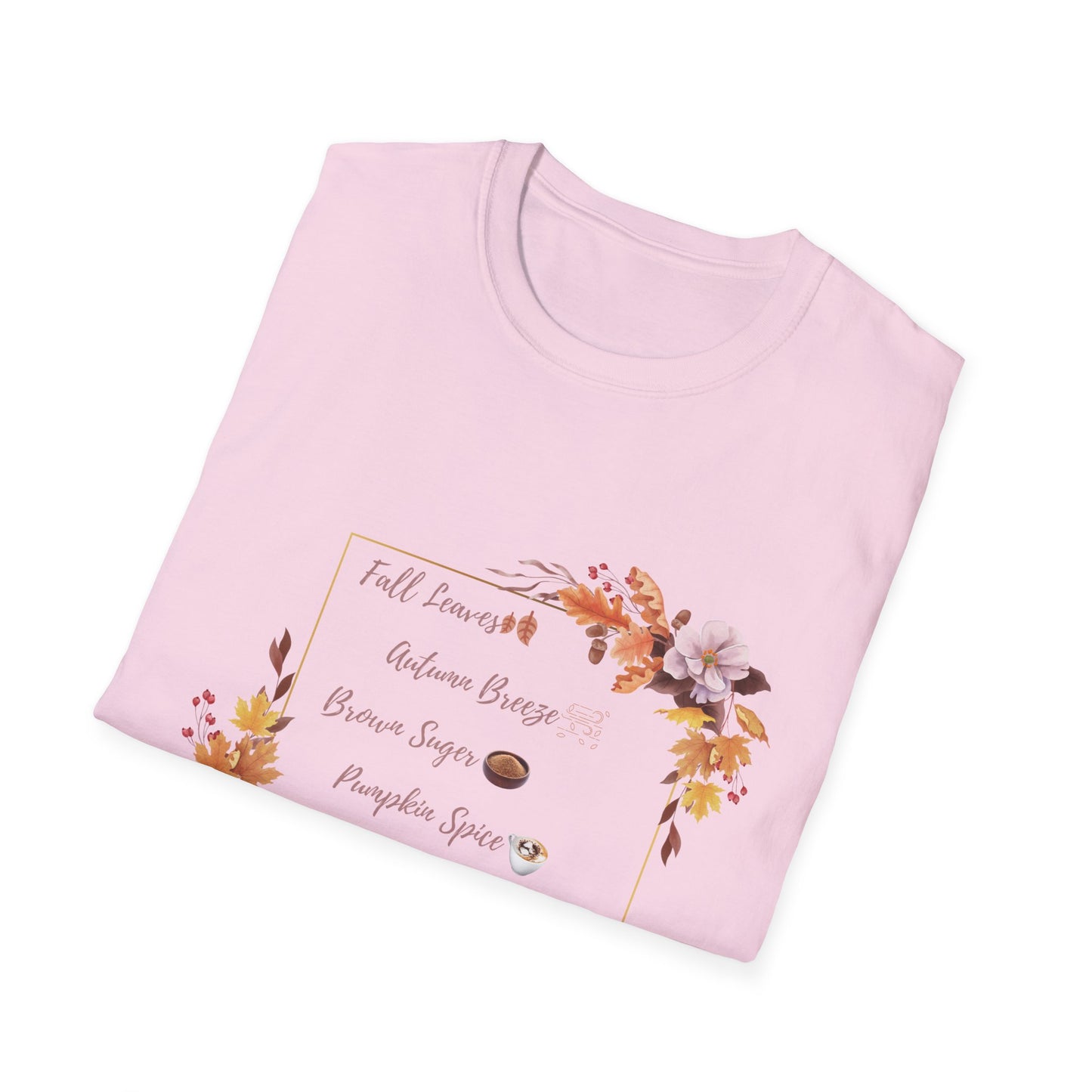 Autumn Pumpkin spice Brown Suger Cotton T-Shirt