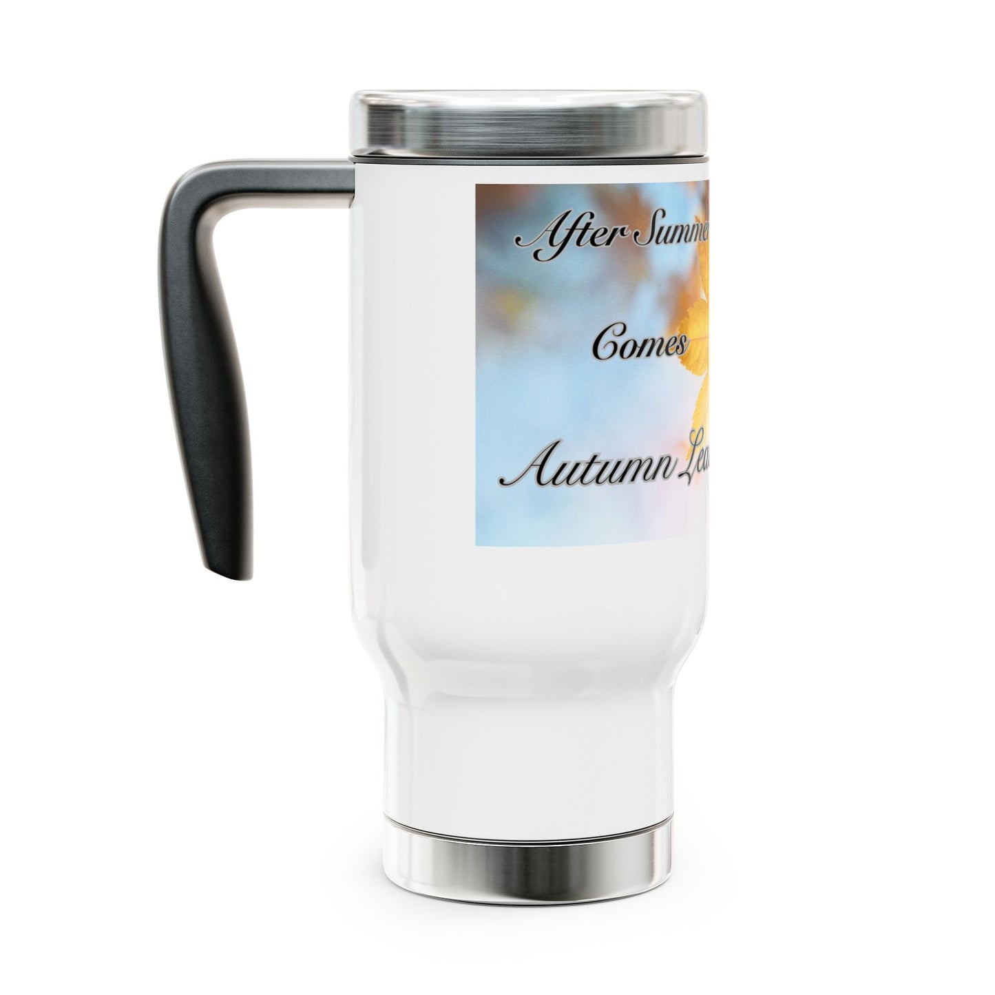 Travel Mug - Fall Stainless Steel Autumn Cup, 14oz