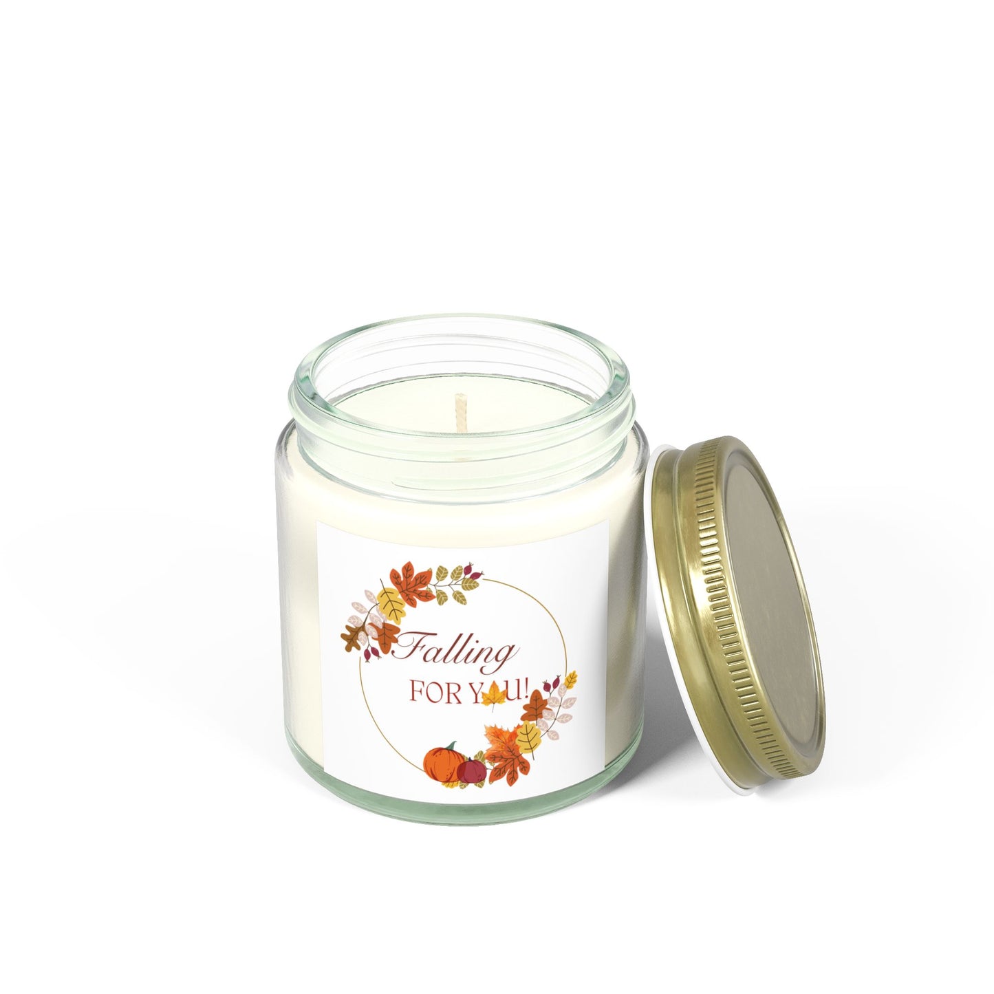 FALL AUTUMN SEASON “ Falling for You” Scented Cotton Wick Candle