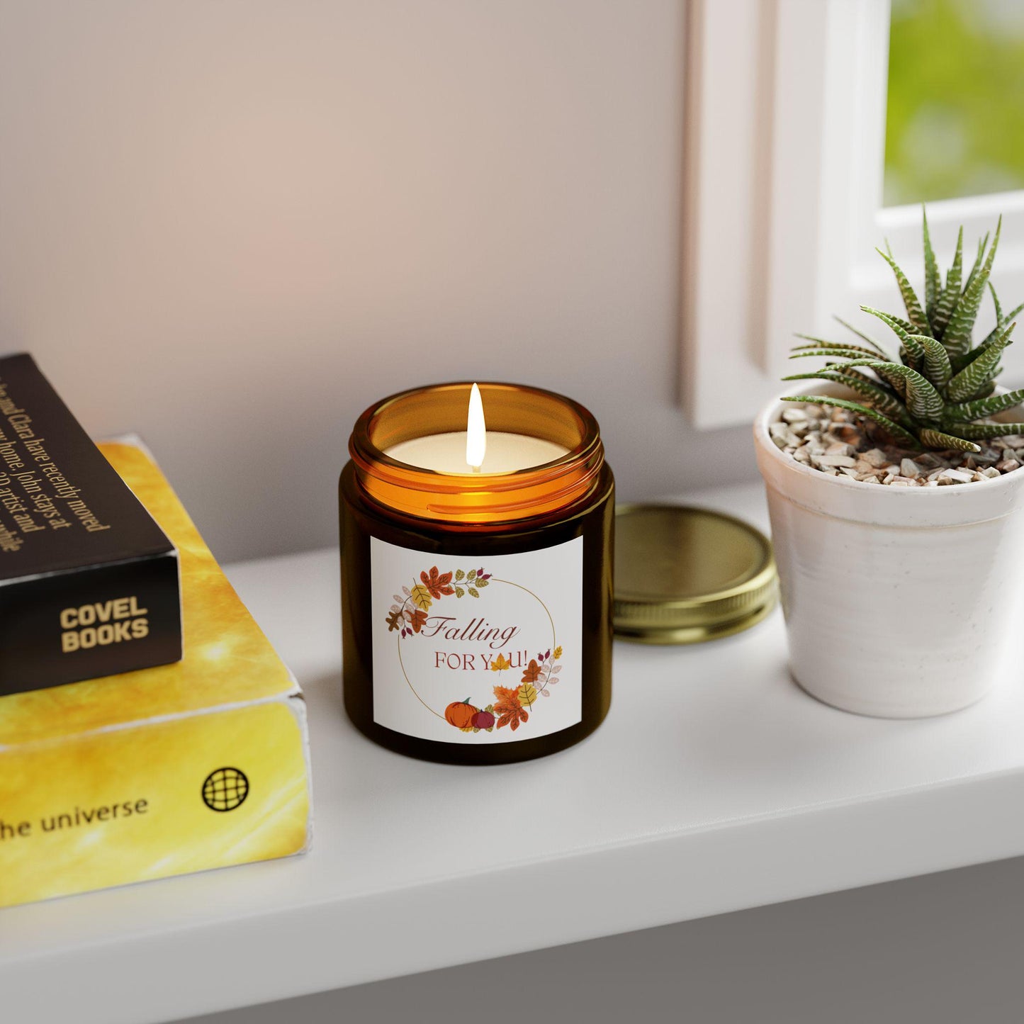 FALL SEASON Scented CANDLE Coconut Apricot Candles