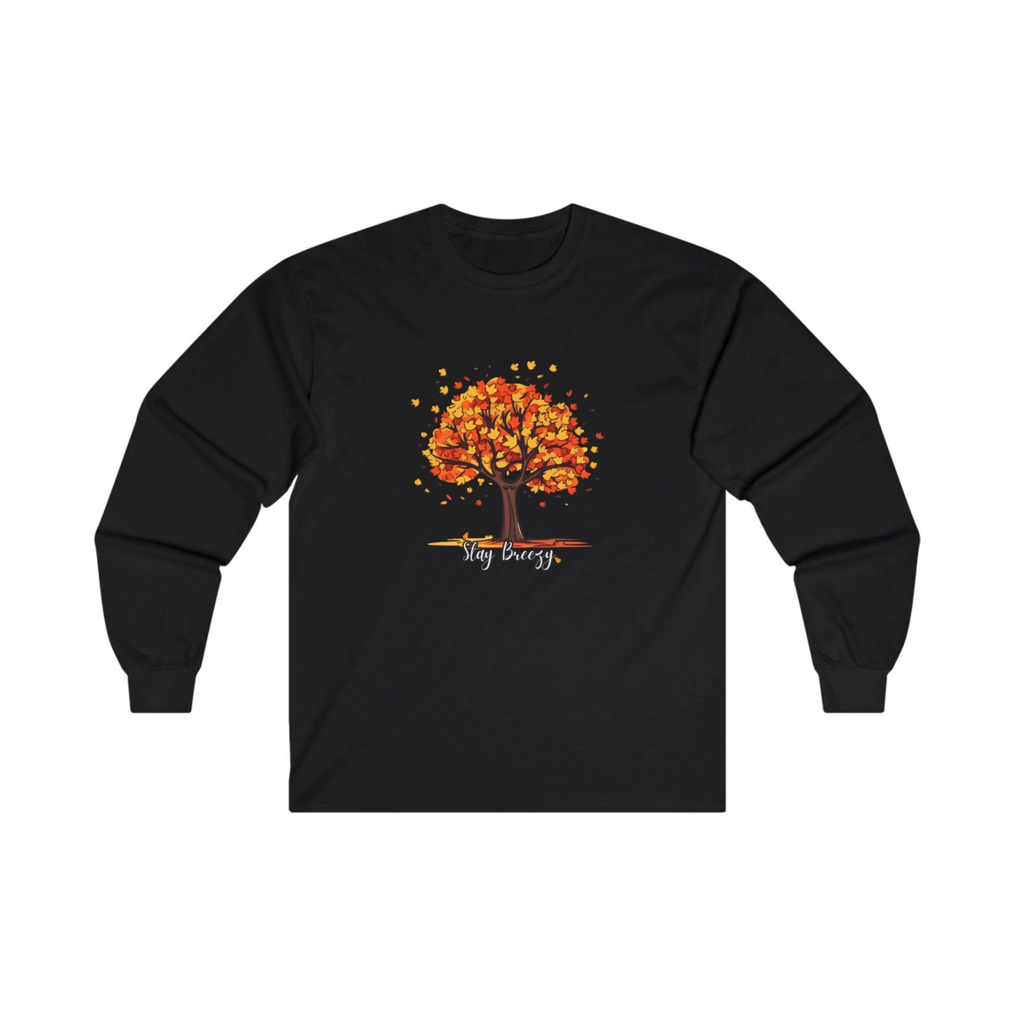 FALL AUTUMN SEASON tree breeze cotton sweatshirt