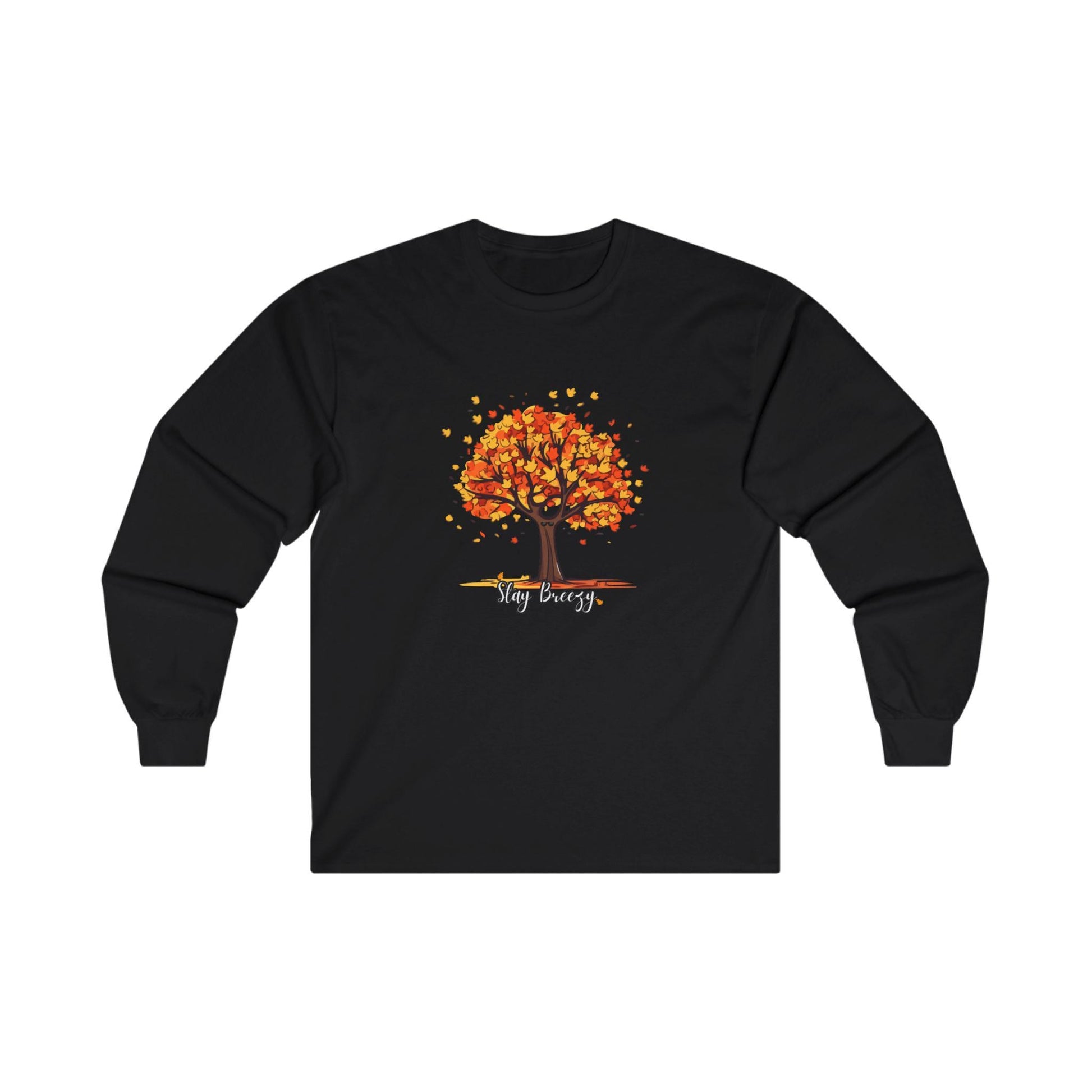 FALL AUTUMN SEASON tree breeze cotton sweatshirt