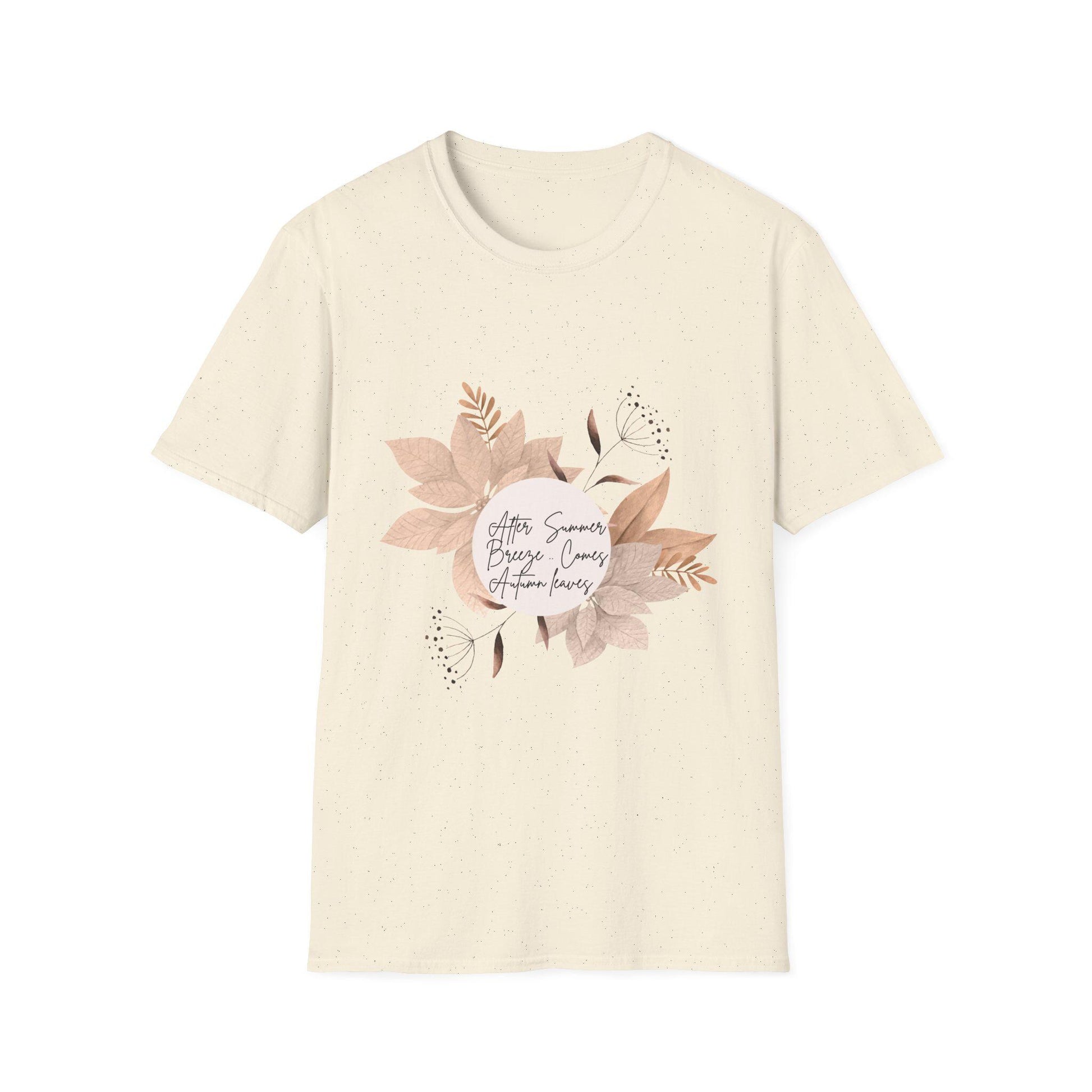 FALL AUTUMN SEASON leaves cotton classic fit short sleeve t-shirt