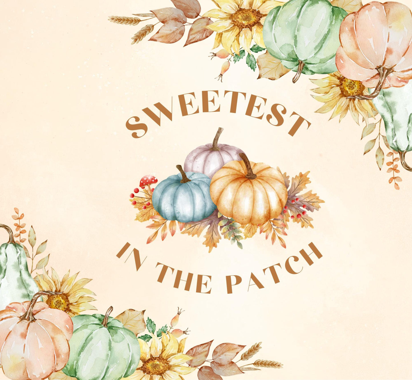 FALL PUMPKIN BABY shower printable digital download.